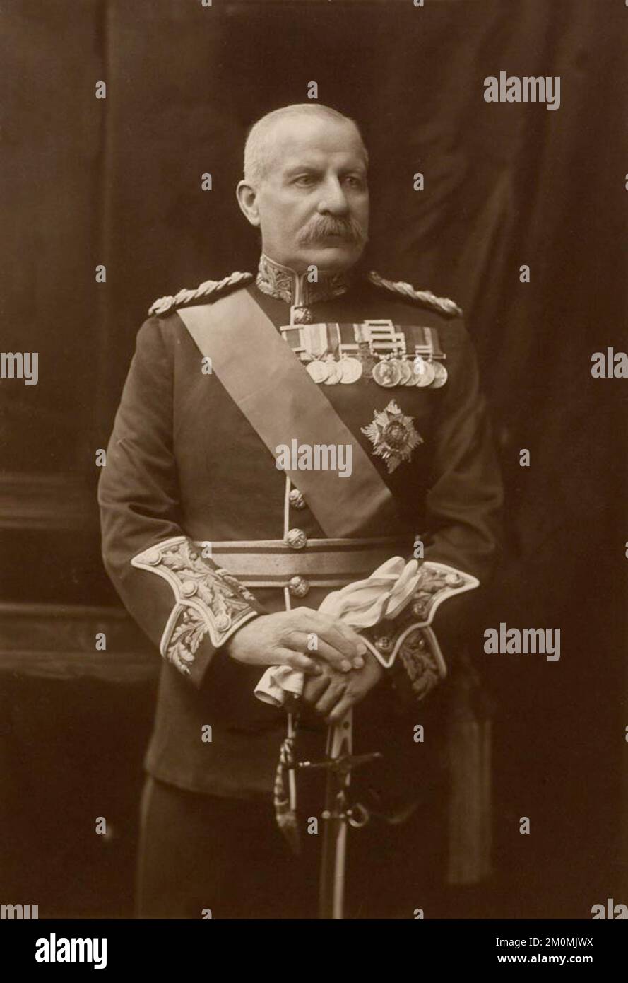 Maréchal Sir Charles Egerton en 1906 Banque D'Images