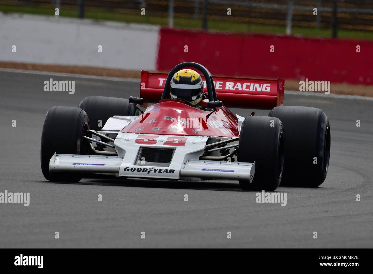 Philip Hall, Theodore TR1, Frank Williams Memorial Trophée for Masters Racing Legends, deux courses de vingt minutes pendant le week-end des années 1970 et 1980 F Banque D'Images