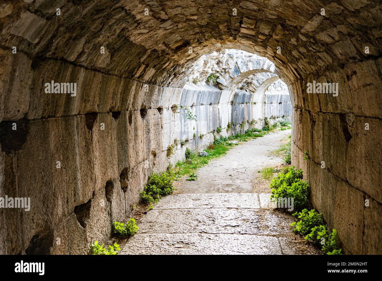 Théâtre grec ancien à Miletus, Turquie Banque D'Images