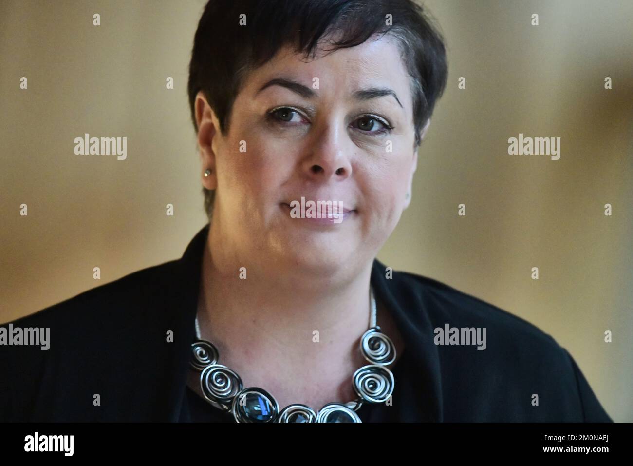 Edinburgh, Écosse, Royaume-Uni, 07 décembre 2022. Elena Whitham MSP au Parlement écossais. credit sst/alamy nouvelles en direct Banque D'Images