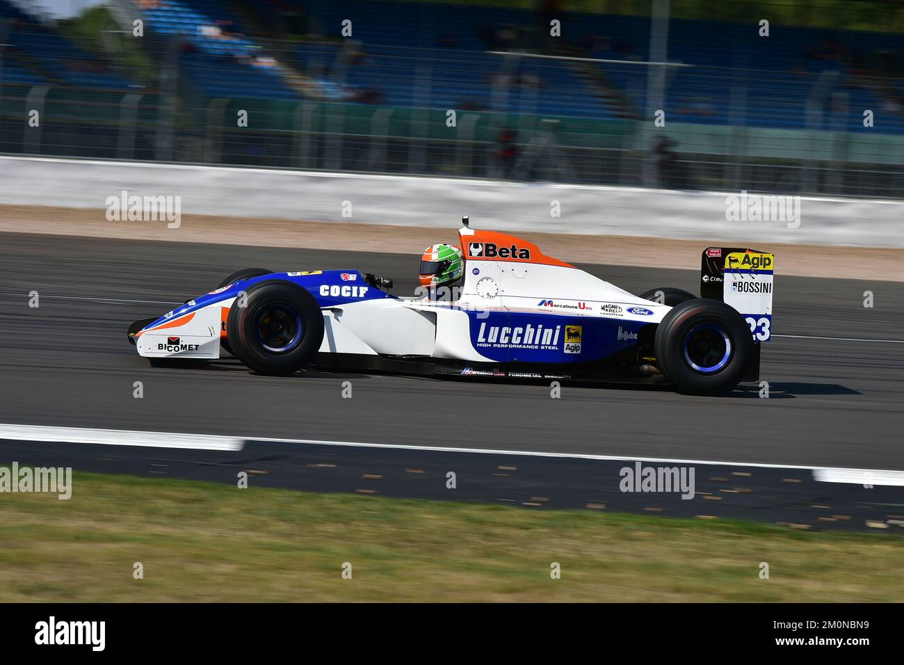 Mike Cantillon, Minardi M194, Ignition GP 90's F1, essais de démonstration de F1 voitures de 1989 à 1999, un temps avant la suralimentation, propulsée par un régime élevé Banque D'Images