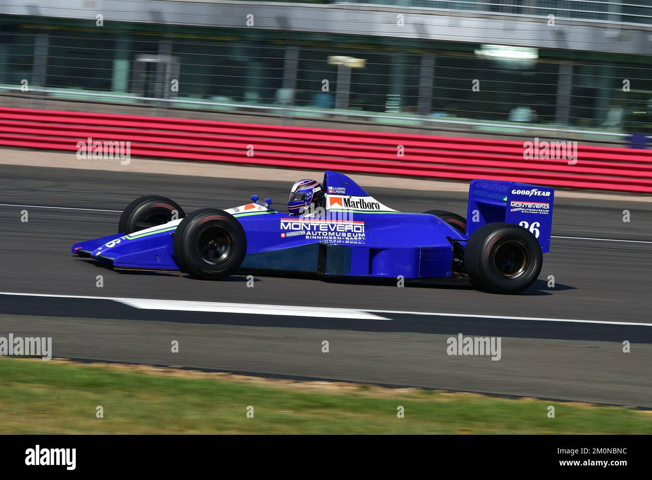Henry Pearman, Onyx ORE1, Ignition GP 90's F1, essais de démonstration de F1 voitures de 1989 à 1999, un temps avant la suralimentation, propulsée par une forte vitesse Banque D'Images