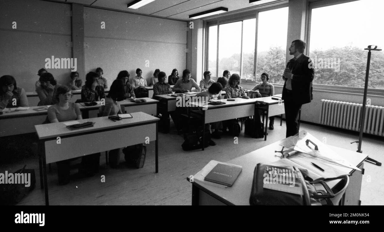 Enseigner dans une école de grammaire sur 18.6.1974 à Dortmund, Allemagne, Europe Banque D'Images