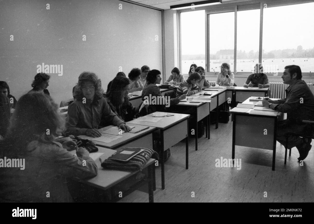 Enseigner dans une école de grammaire sur 18.6.1974 à Dortmund, Allemagne, Europe Banque D'Images