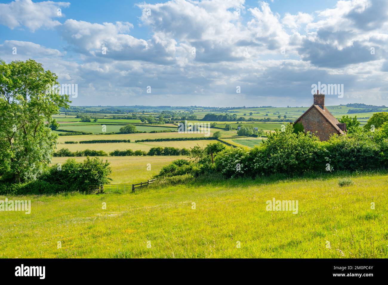 Les terres agricoles près de Waddesdon Buckinghamshire près de Waddesdon Manor Banque D'Images