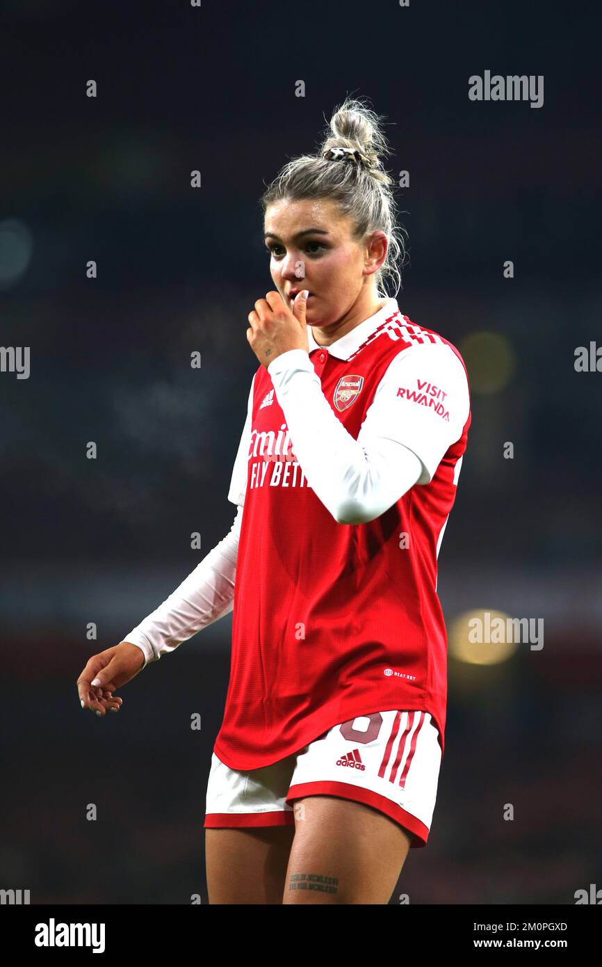 Londres, Royaume-Uni. 07th décembre 2022. Londres, 7 décembre 2022 : Laura Wienroither (Arsenal 26) lors du match du groupe C de la Ligue des champions des femmes de l'UEFA entre Arsenal et Juventus au stade Emirates, Londres, Angleterre. (Pedro Soares/SPP) crédit: SPP Sport presse photo. /Alamy Live News Banque D'Images