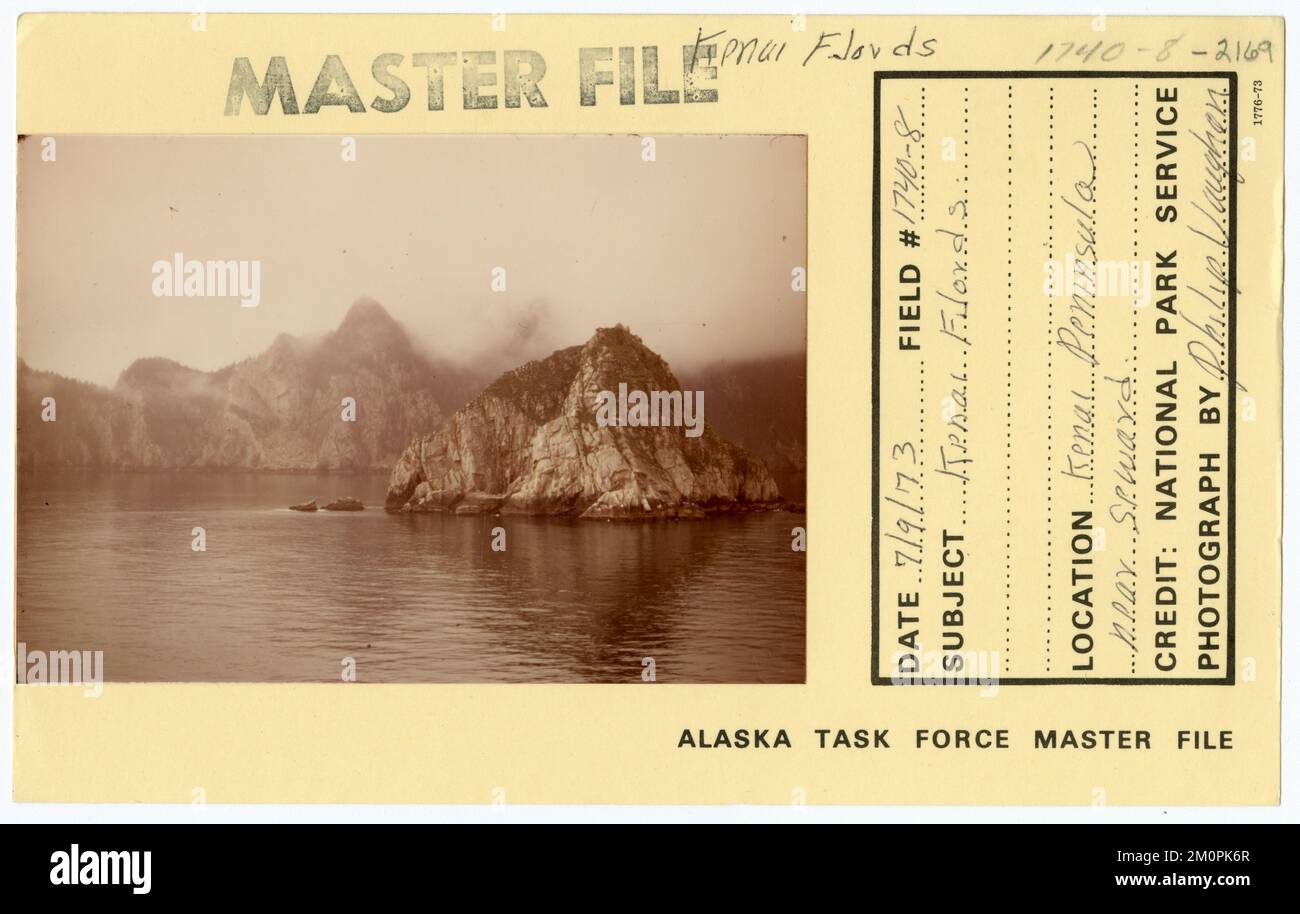 Kenai Fjords. Photographies du Groupe de travail de l'Alaska Banque D'Images