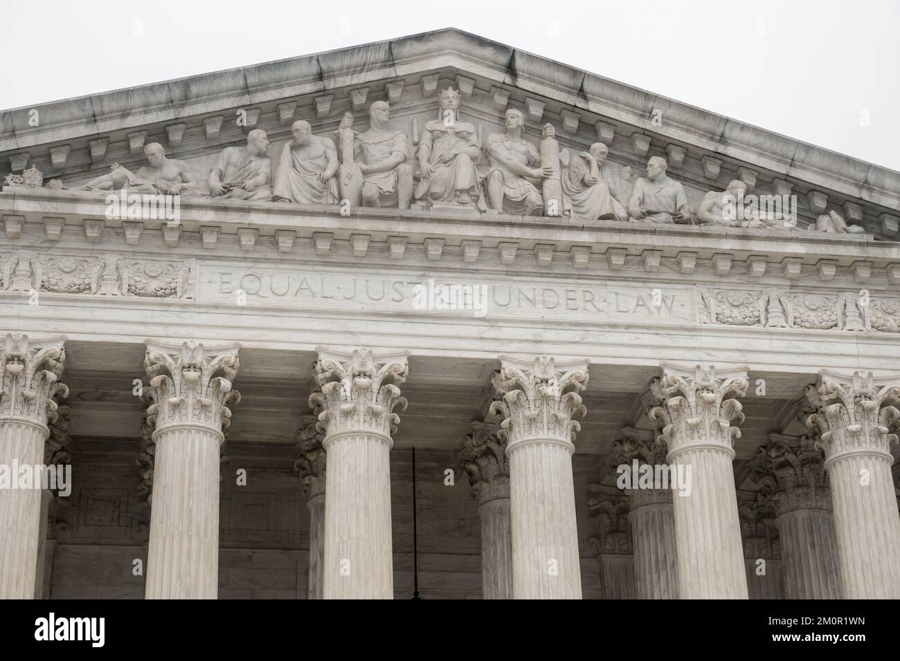 Palais de justice suprême à Washington, DC, États-Unis. Banque D'Images