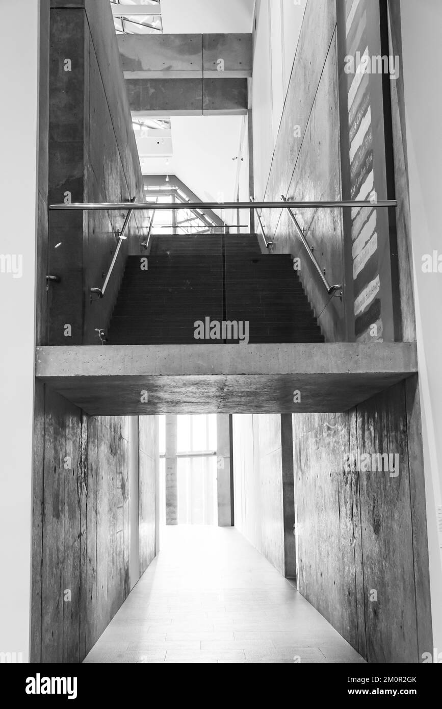 Ottawa, Canada - août 24 2022 : structure intérieure et décoration du Musée des beaux-arts du Canada Banque D'Images