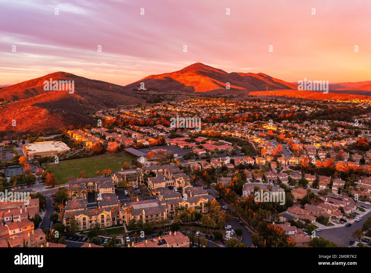 Eastlake Chula Vista dans le comté de San Diego. Banque D'Images