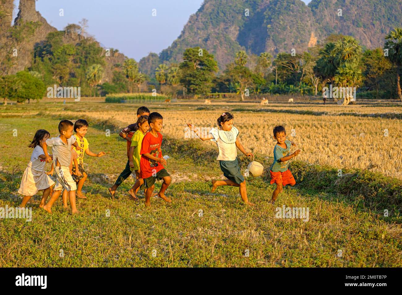 Myanmar, Birmanie, état Karen ou Kayin, hPa an Banque D'Images