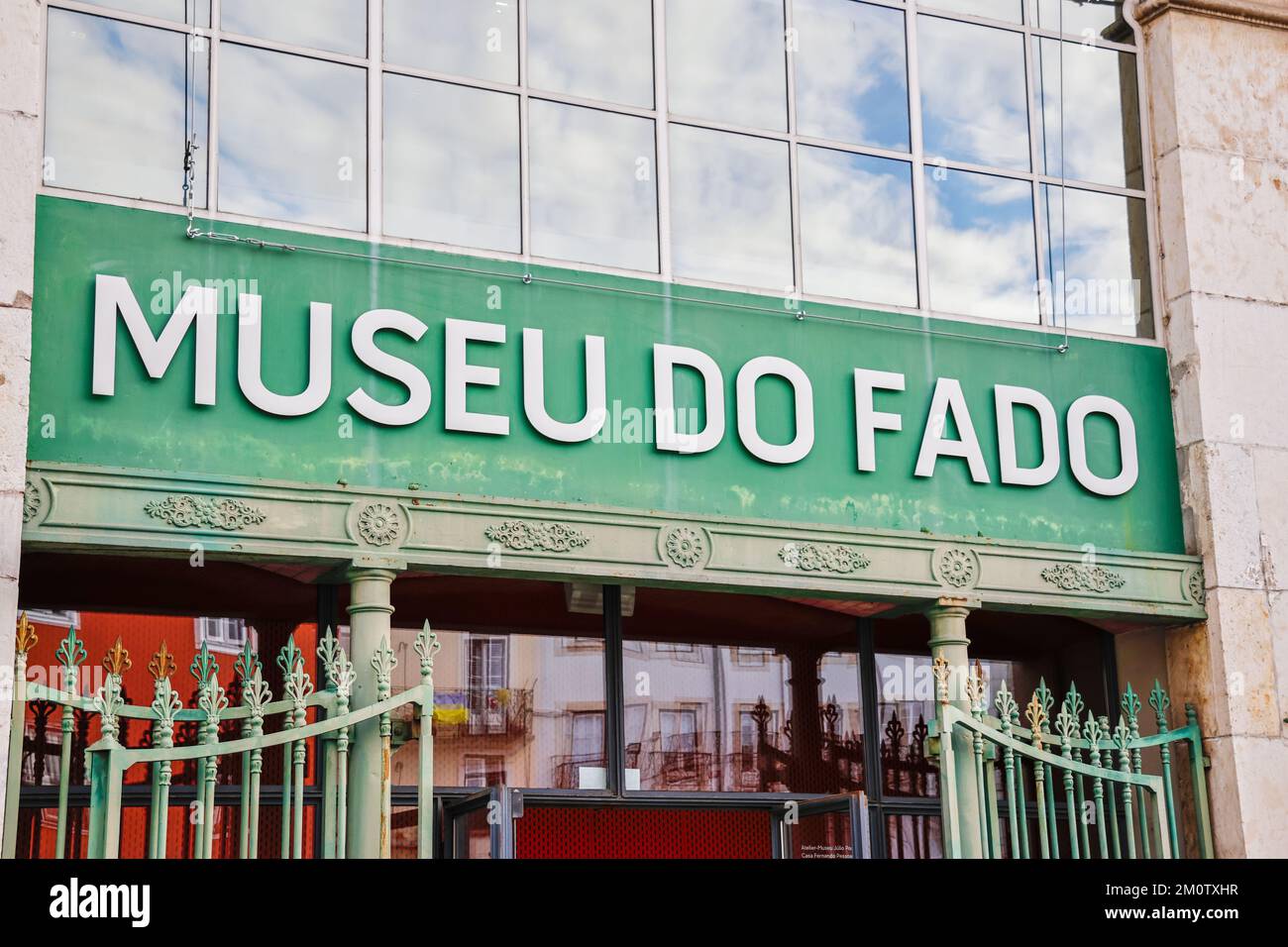 Bâtiment du Musée du Fado à Alfama, Lisbonne Banque D'Images