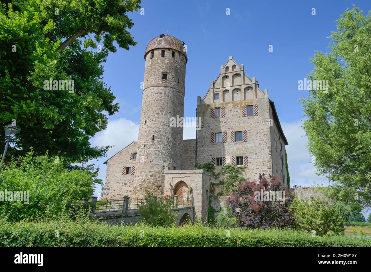 Schloss Sommersdorf, Landkreis Ansbach, Bayern, Allemagne Banque D'Images