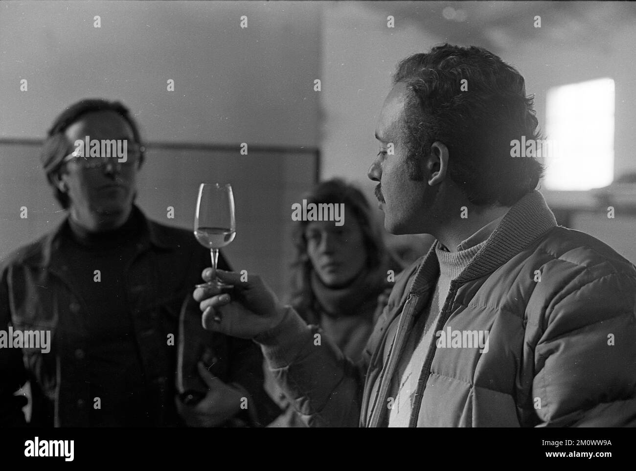 Salta City, dégustation de vins, 1976 Banque D'Images