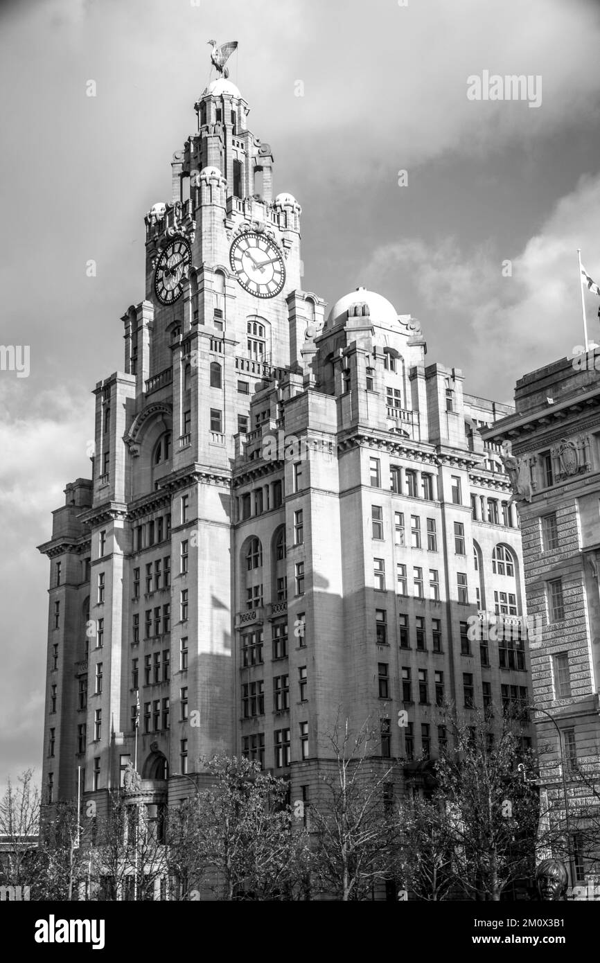 Les sites des quais de Liverpool. Banque D'Images