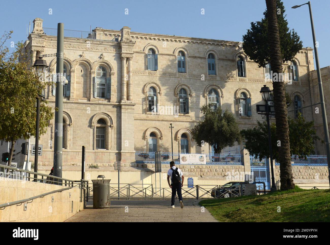 Hôpital Saint-Louis, Jérusalem, Israël Banque D'Images