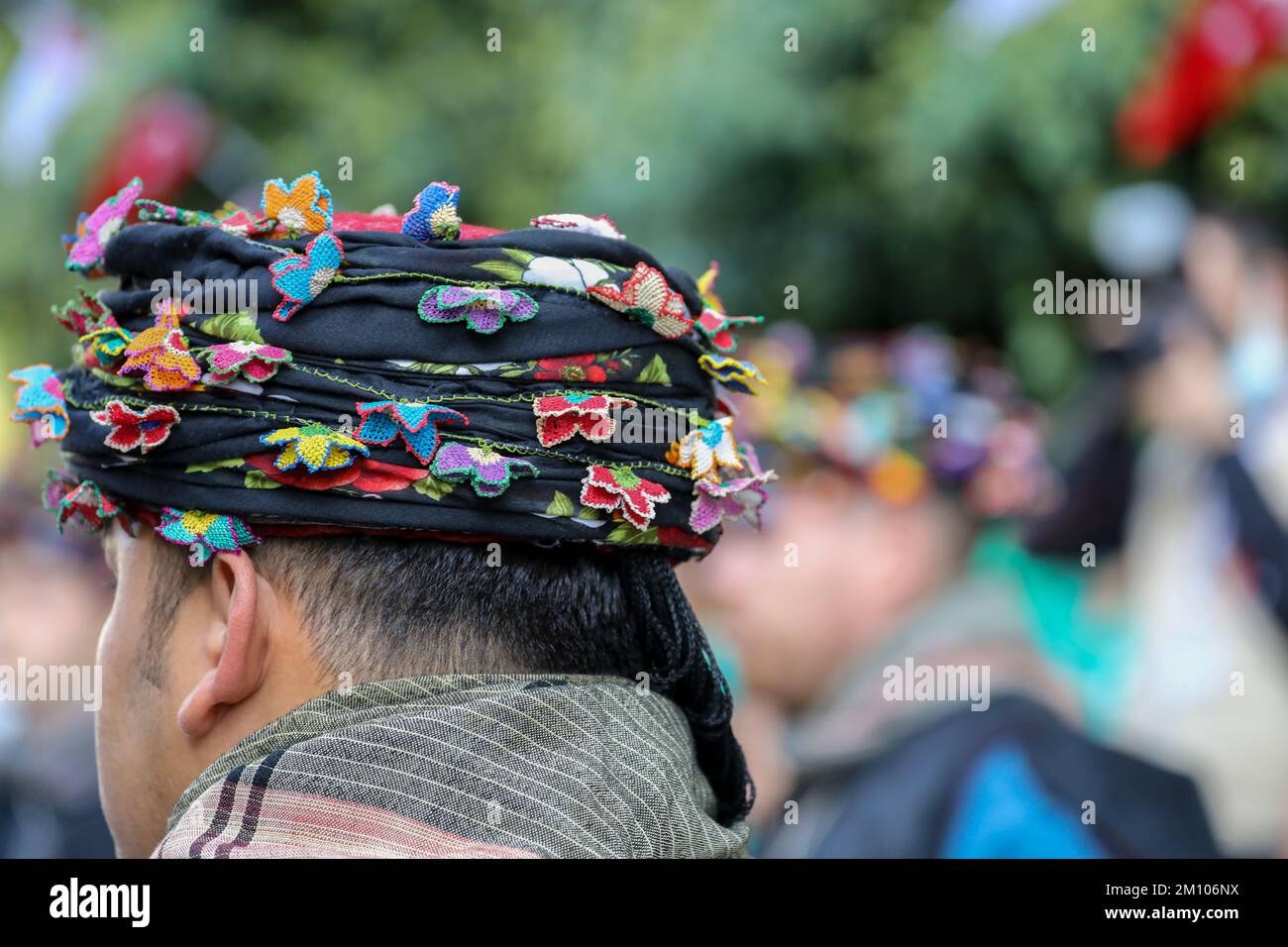 Turquie, Mugla, festival culturel local Mentese folklore (efe zeybek) vêtements pour hommes et femmes Banque D'Images