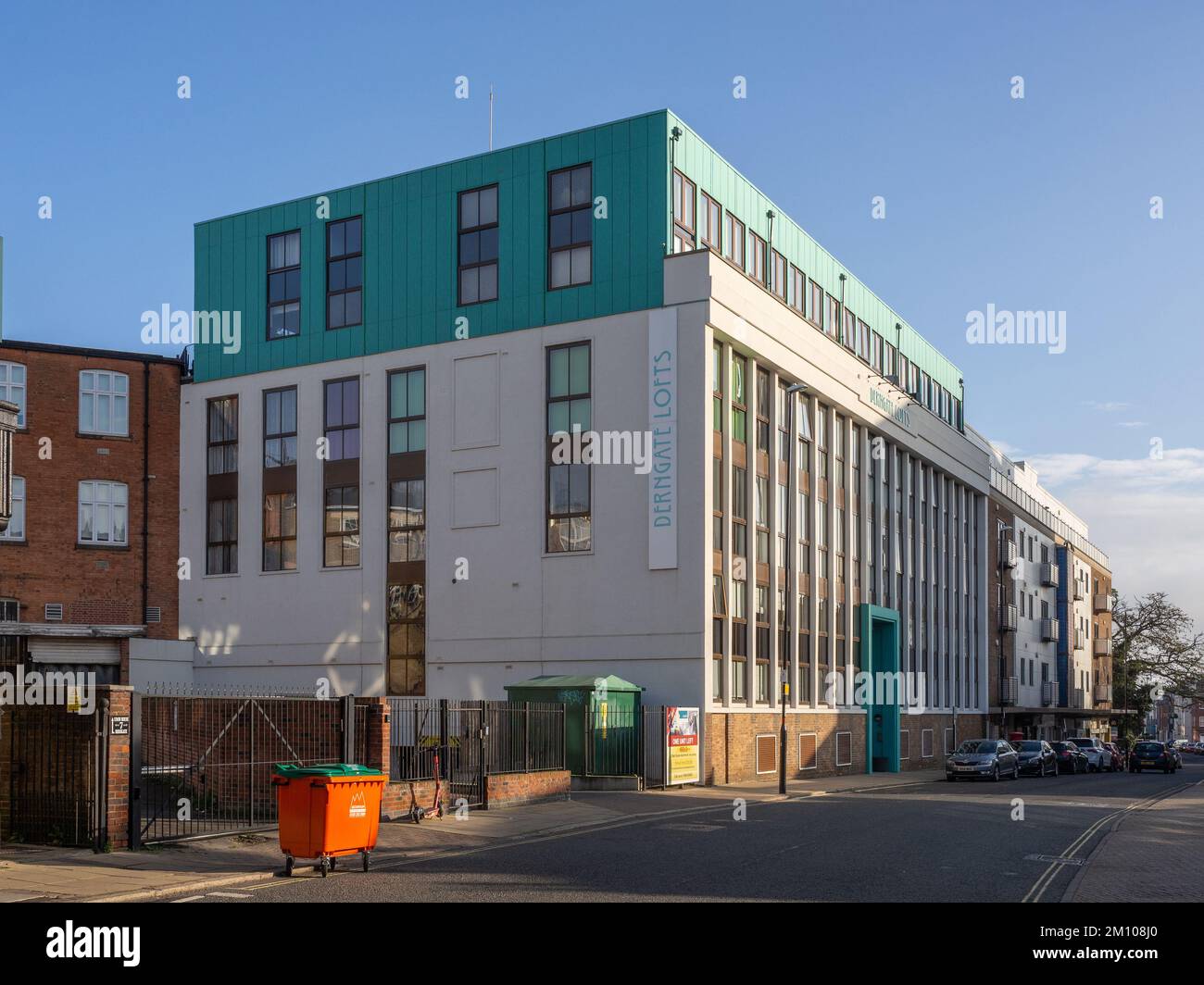 Derngate Lofts, un développement d'appartements haut de gamme à partir de la conversion de l'ancien Herald et les bureaux de poste, Northampton, Royaume-Uni Banque D'Images