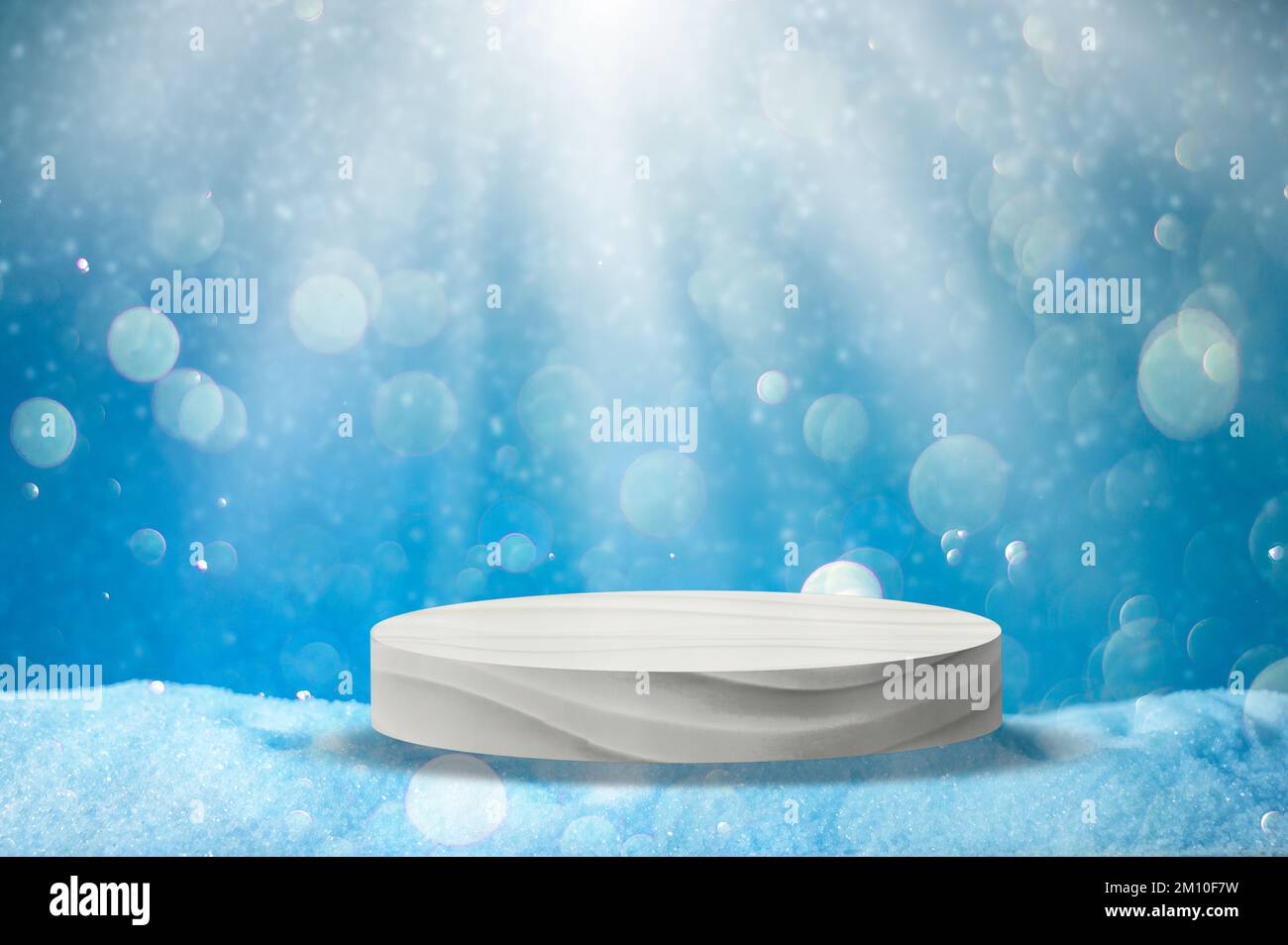 Fond de Noël avec de la neige Banque D'Images