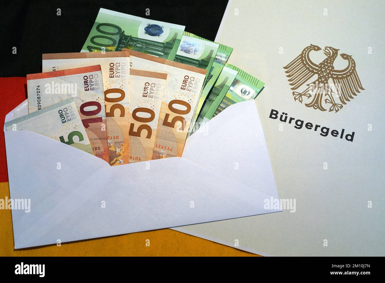 Revenu du citoyen Banque D'Images