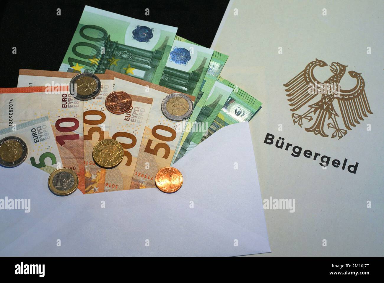 Revenu du citoyen Banque D'Images