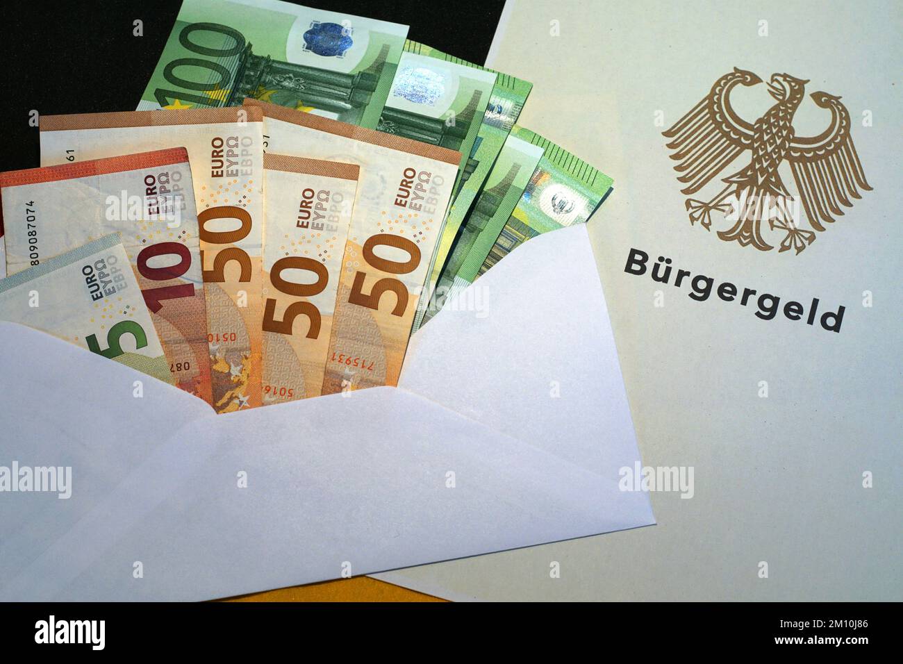 Revenu du citoyen Banque D'Images