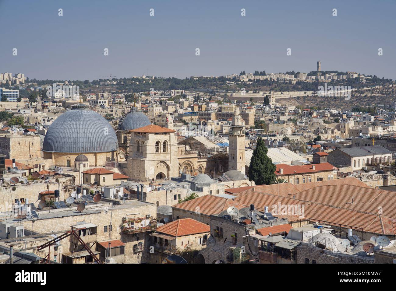 Photo de la vue panoramique de Jérusalem Israël Banque D'Images
