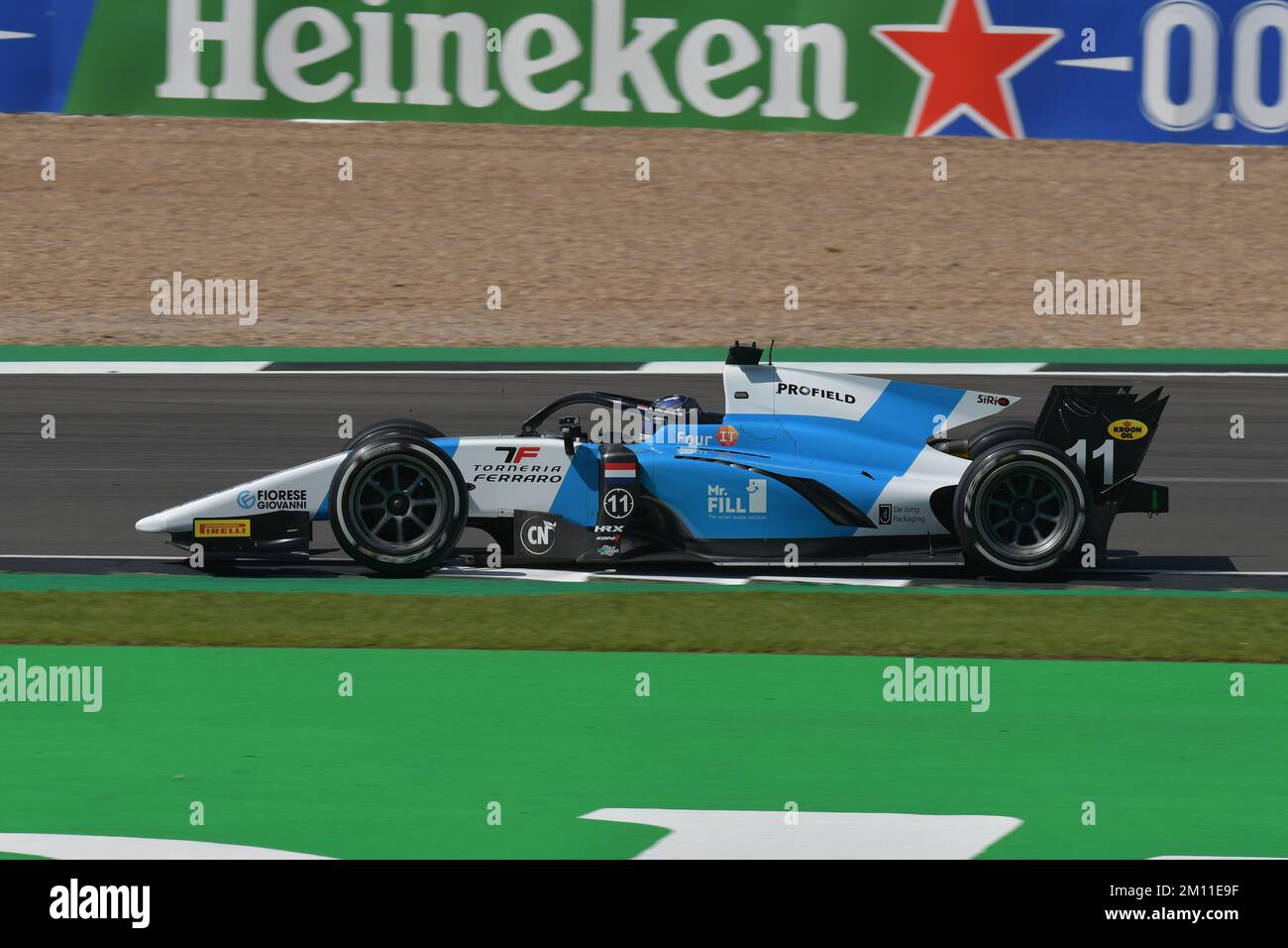 Richard Verschoor, pilote de course néerlandais. Banque D'Images