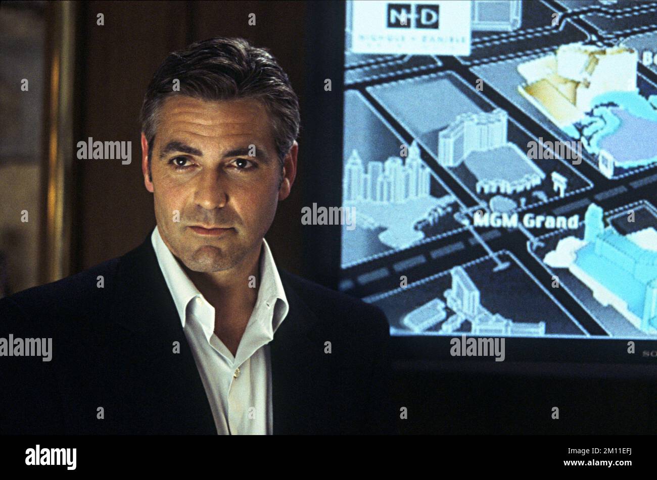 Ocean's Eleven George Clooney Banque D'Images