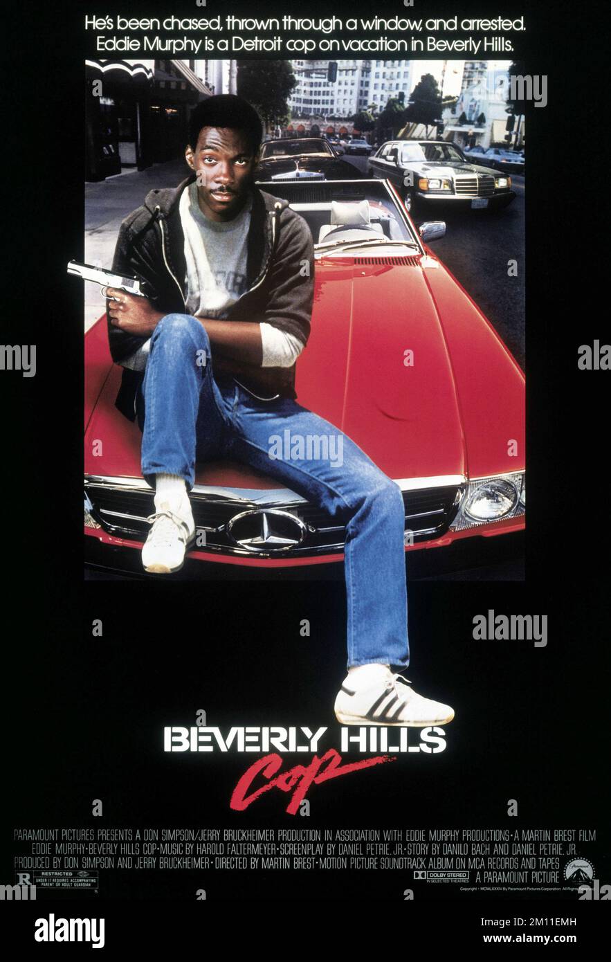 Affiche de Beverly Hills COP Banque D'Images