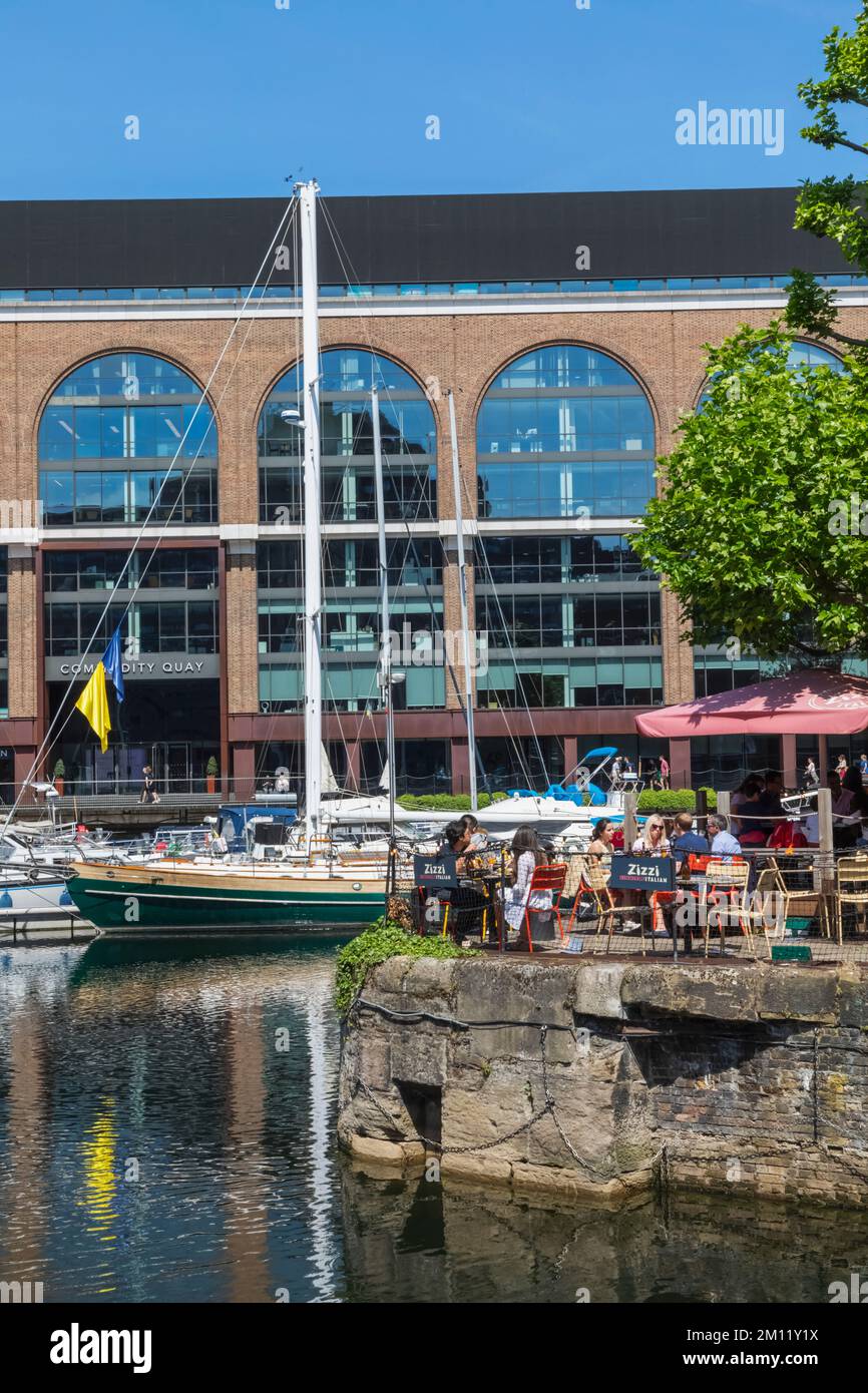 St Katharine Docks Marina, Tower Hamlets, Londres, Angleterre Banque D'Images