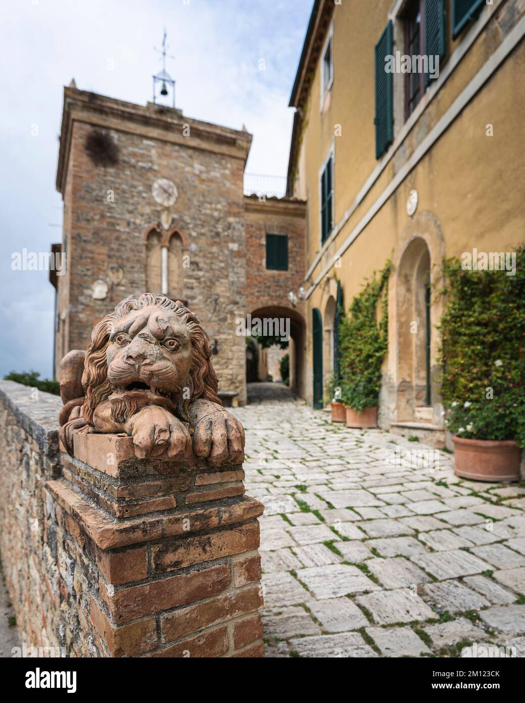 Détails à Sienne, Toscane, Italie Banque D'Images