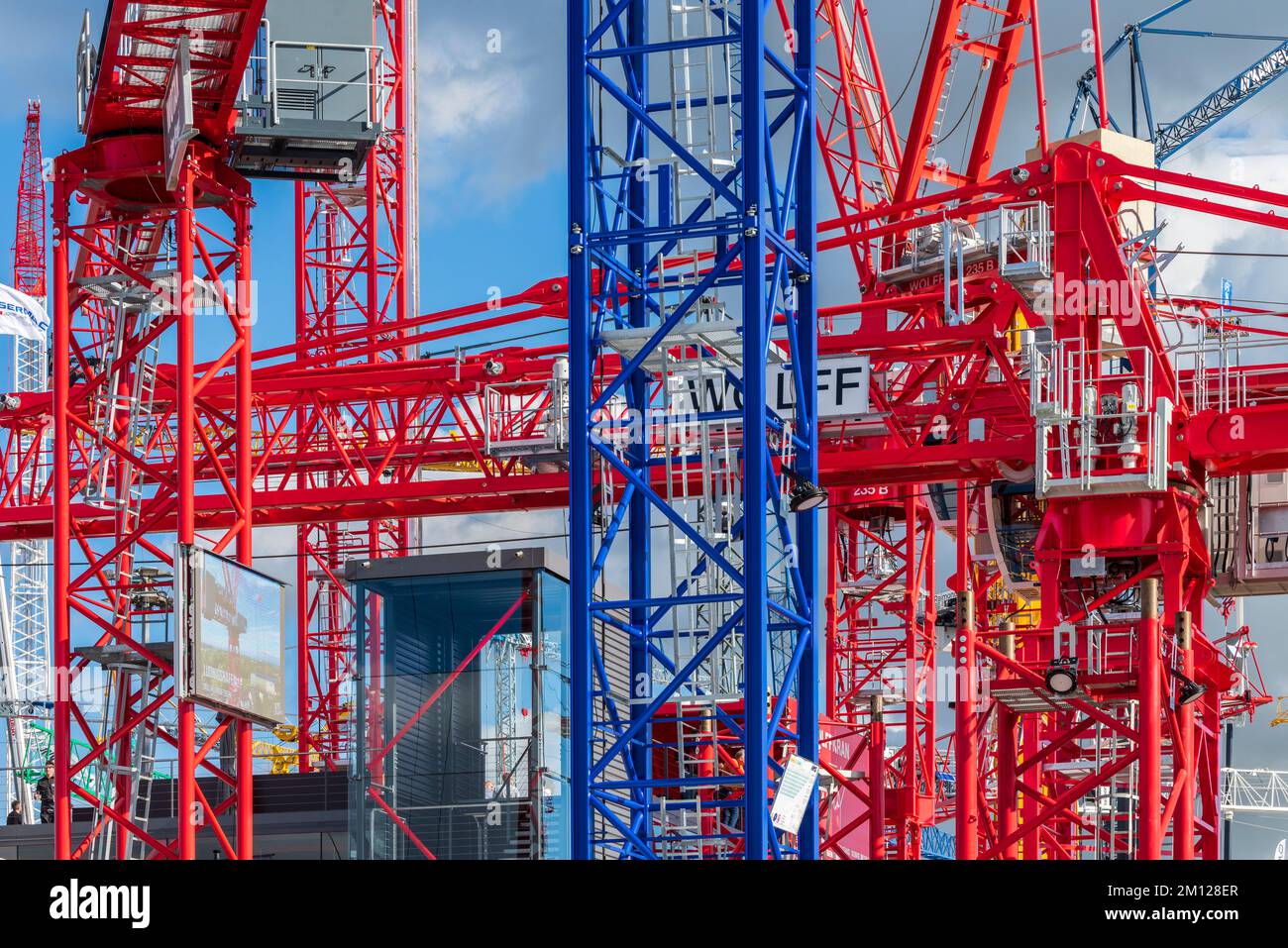 Bauma 2022 - le plus grand salon pour les machines de construction, les machines minières et les véhicules de construction de Munich Banque D'Images