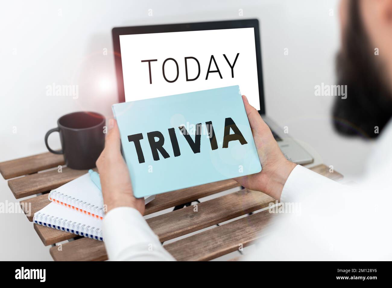 Légende conceptuelle Trivia. Concept signification détails