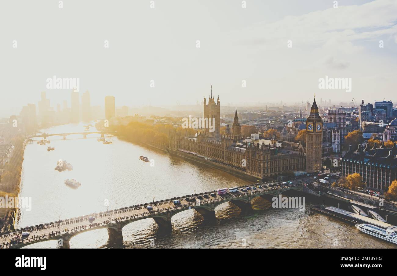 Le Big Ben de Londres Banque D'Images