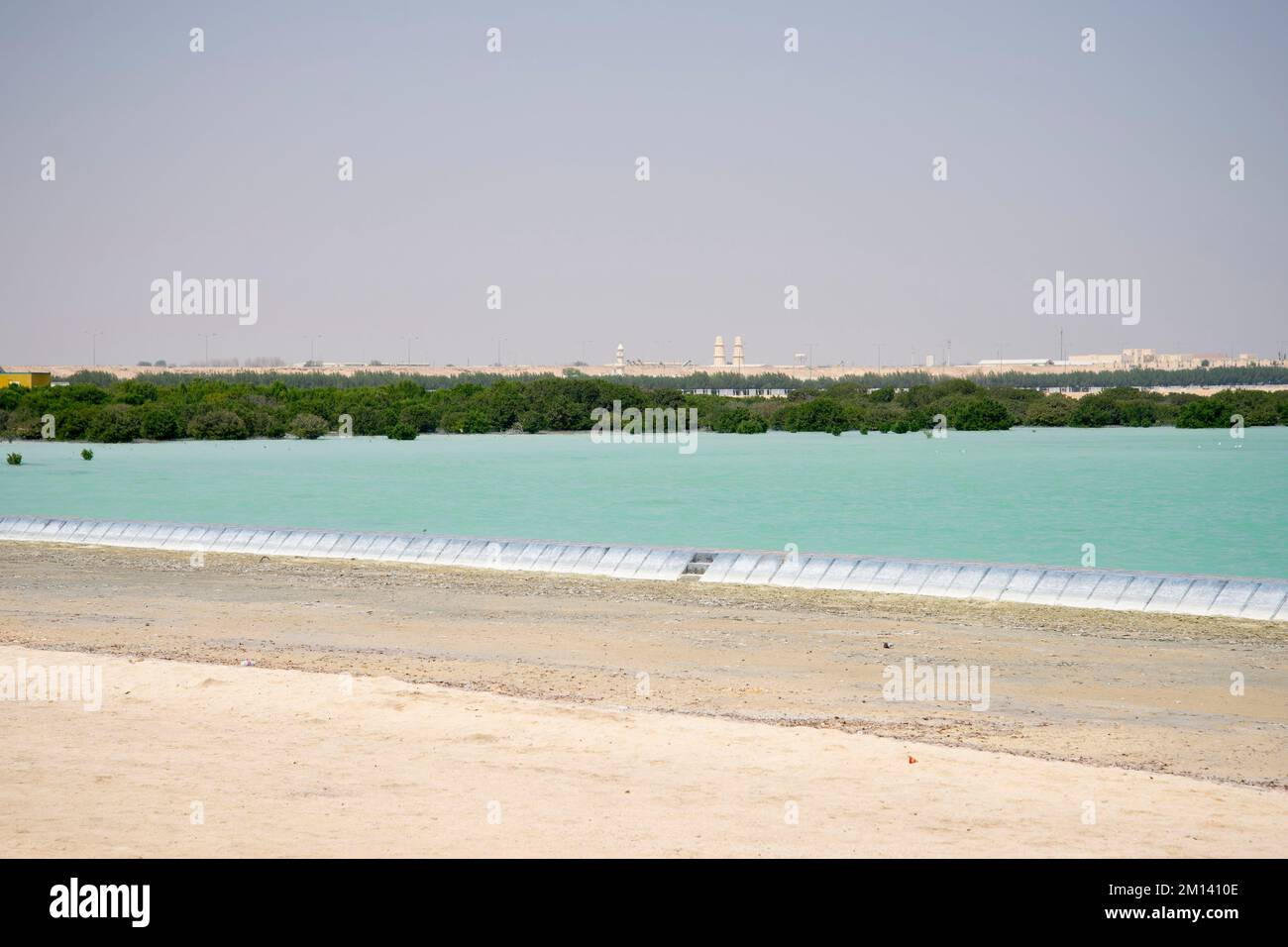 Plage sur le golfe Persique - Qatar Banque D'Images