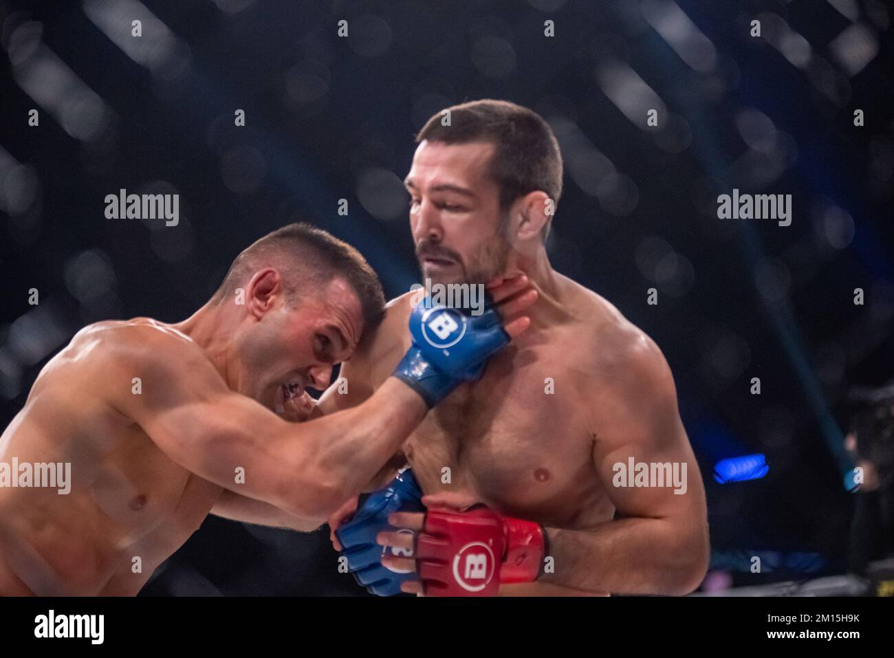 Uncasville, CT, Uncasville, CT, États-Unis. 9th décembre 2022. Uncasville, CT - DÉCEMBRE 9: Michael Lombardo gagne via Ko au Bellator 289 au Mohegan Sun Casino on 9 décembre 2022 à Uncasville, CT, États-Unis. (Image de crédit : © Matt Davies/PX Imagens via ZUMA Press Wire) Banque D'Images