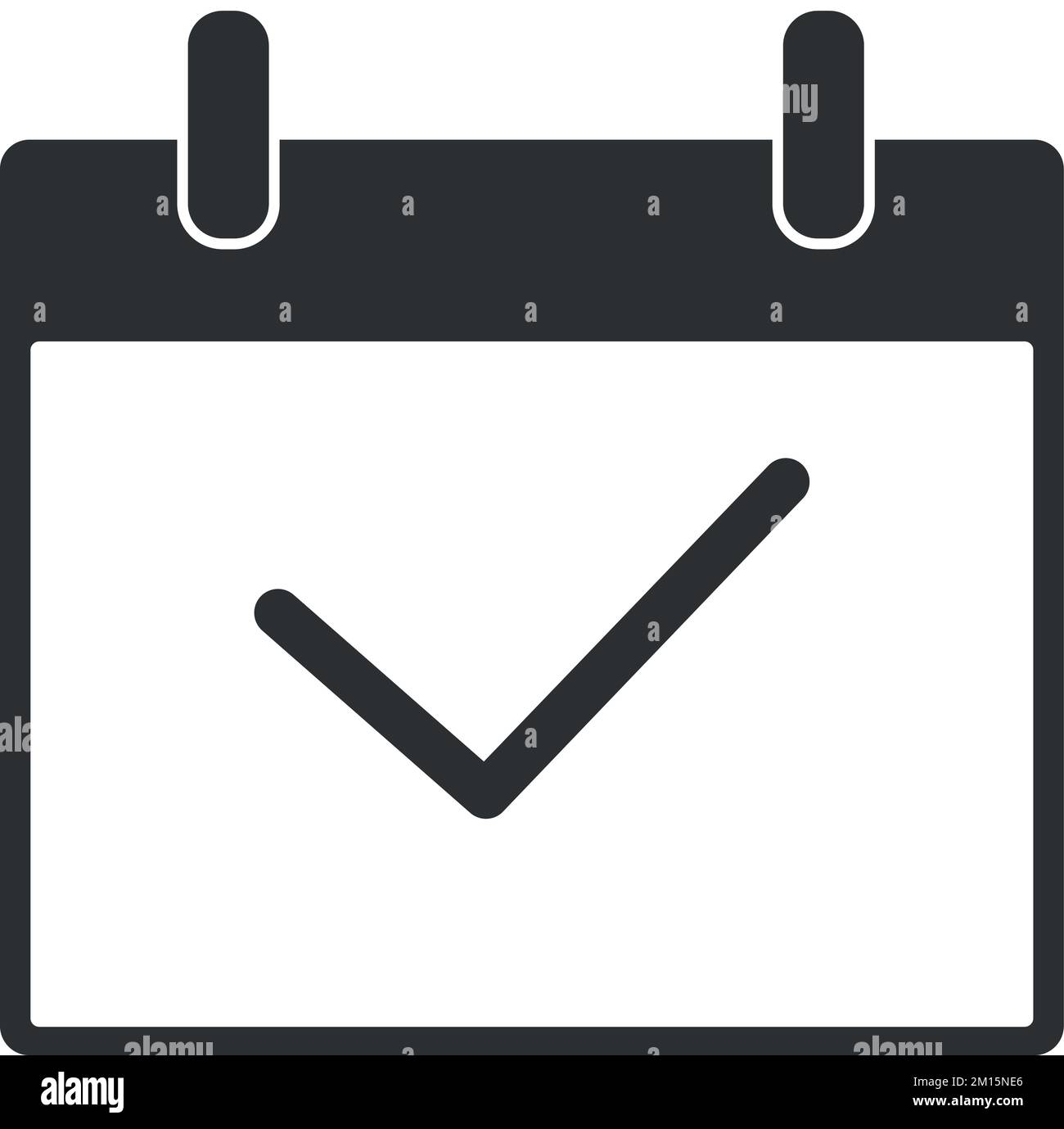 Icône Calendrier. Programme. Conception plate simple. Art vectoriel Illustration de Vecteur