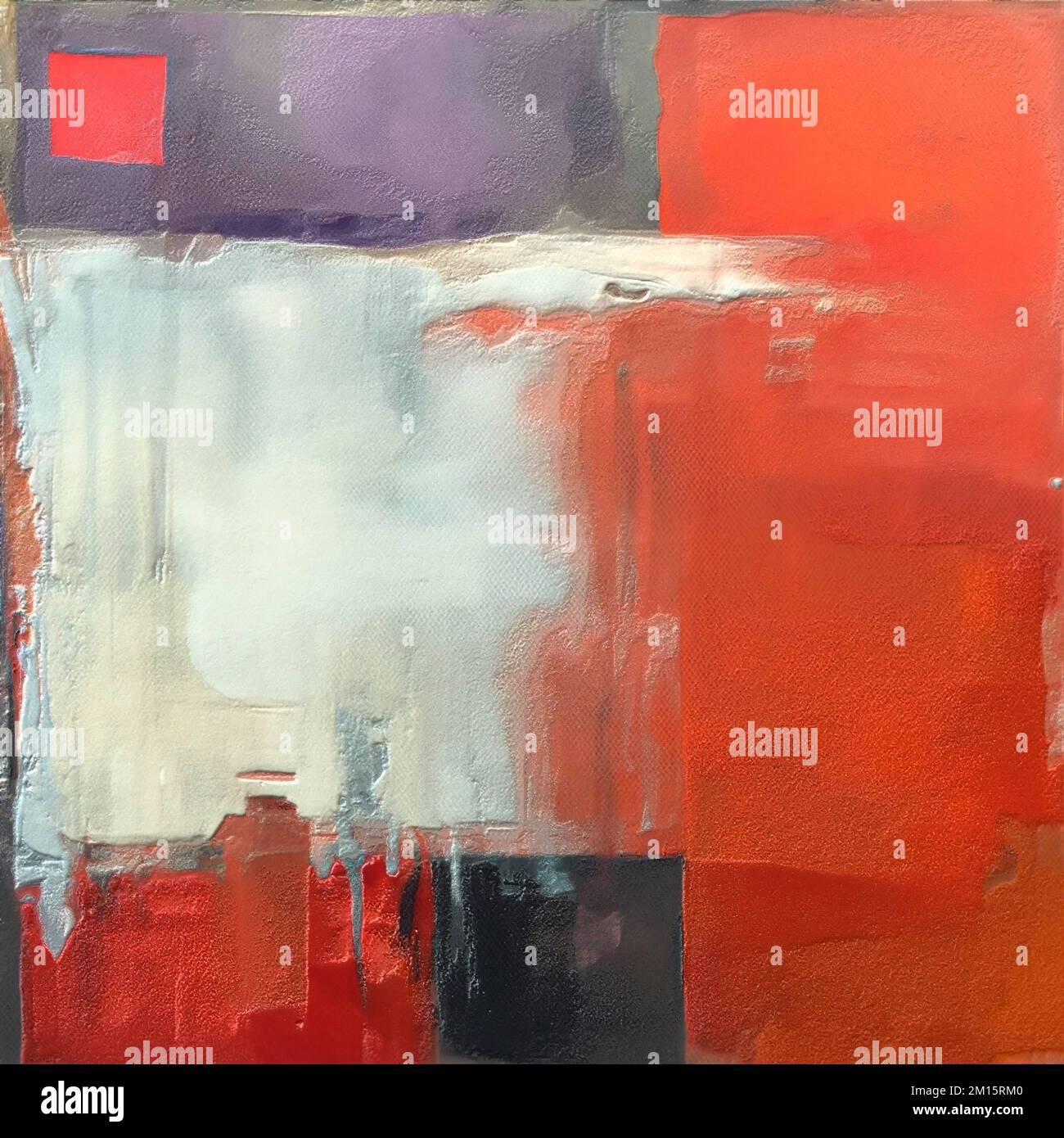 Arrière-plan abstrait de la peinture créative colorée en studio Banque D'Images