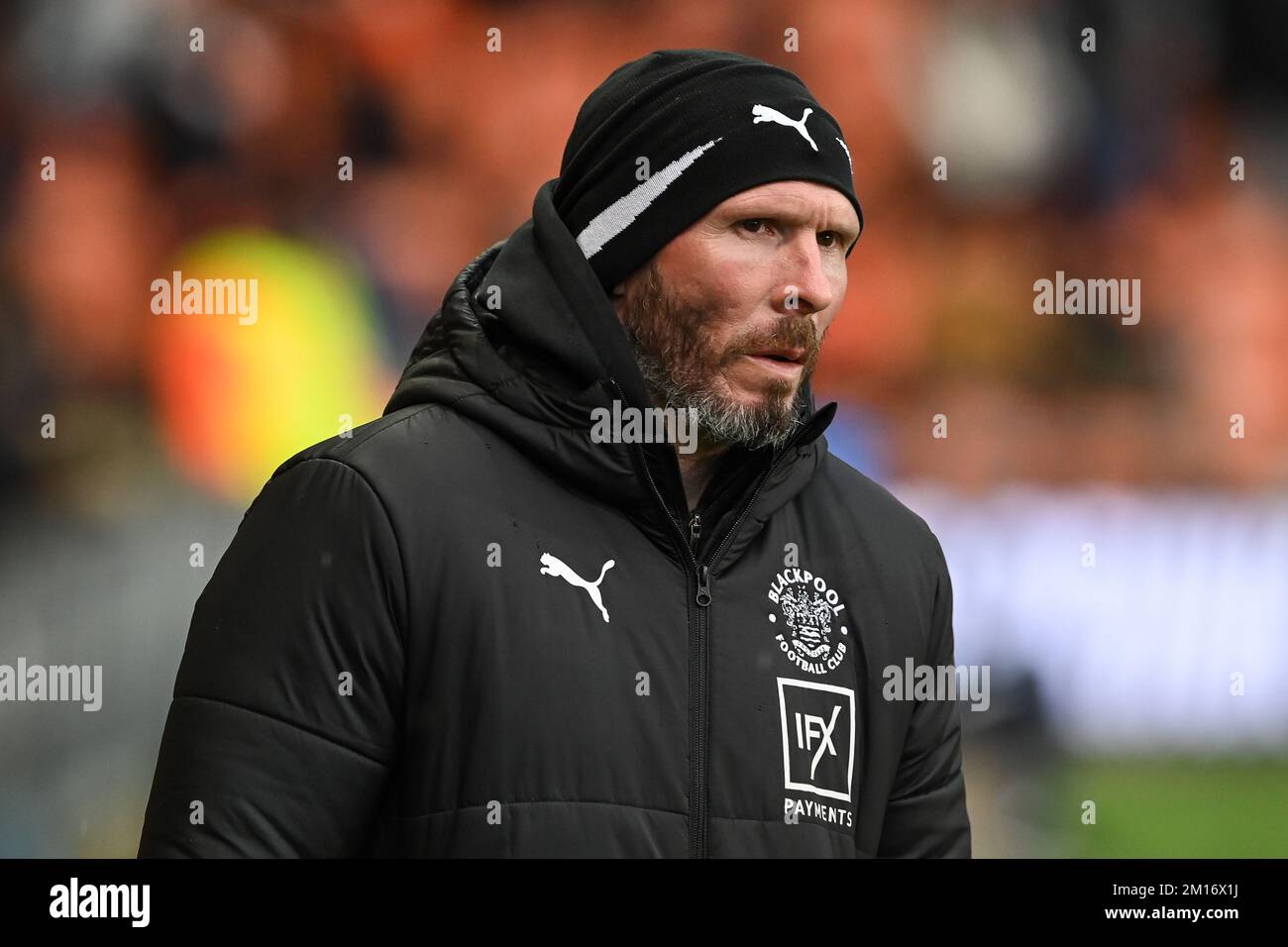 Michael Appleton responsable de Blackpool pendant le match de championnat Sky Bet Blackpool vs Birmingham City à Bloomfield Road, Blackpool, Royaume-Uni, 10th décembre 2022 (photo de Craig Thomas/News Images) Banque D'Images