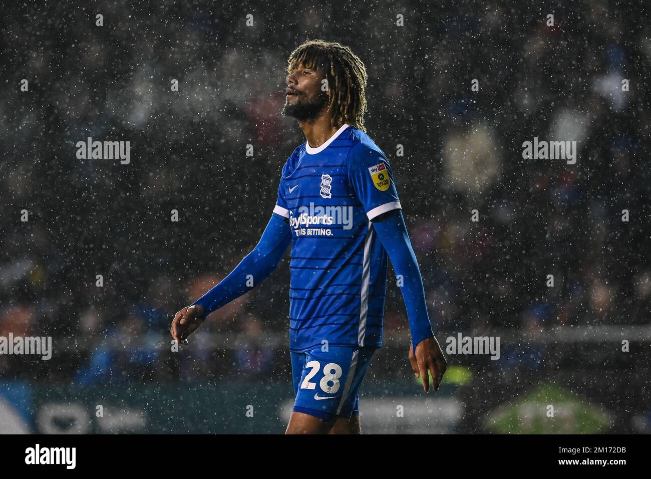 Dion Sanderson #28 de Birmingham City pendant le match de championnat de Sky Bet Blackpool vs Birmingham City à Bloomfield Road, Blackpool, Royaume-Uni, 10th décembre 2022 (photo de Craig Thomas/News Images) dans, le 12/10/2022. (Photo de Craig Thomas/News Images/Sipa USA) crédit: SIPA USA/Alay Live News Banque D'Images