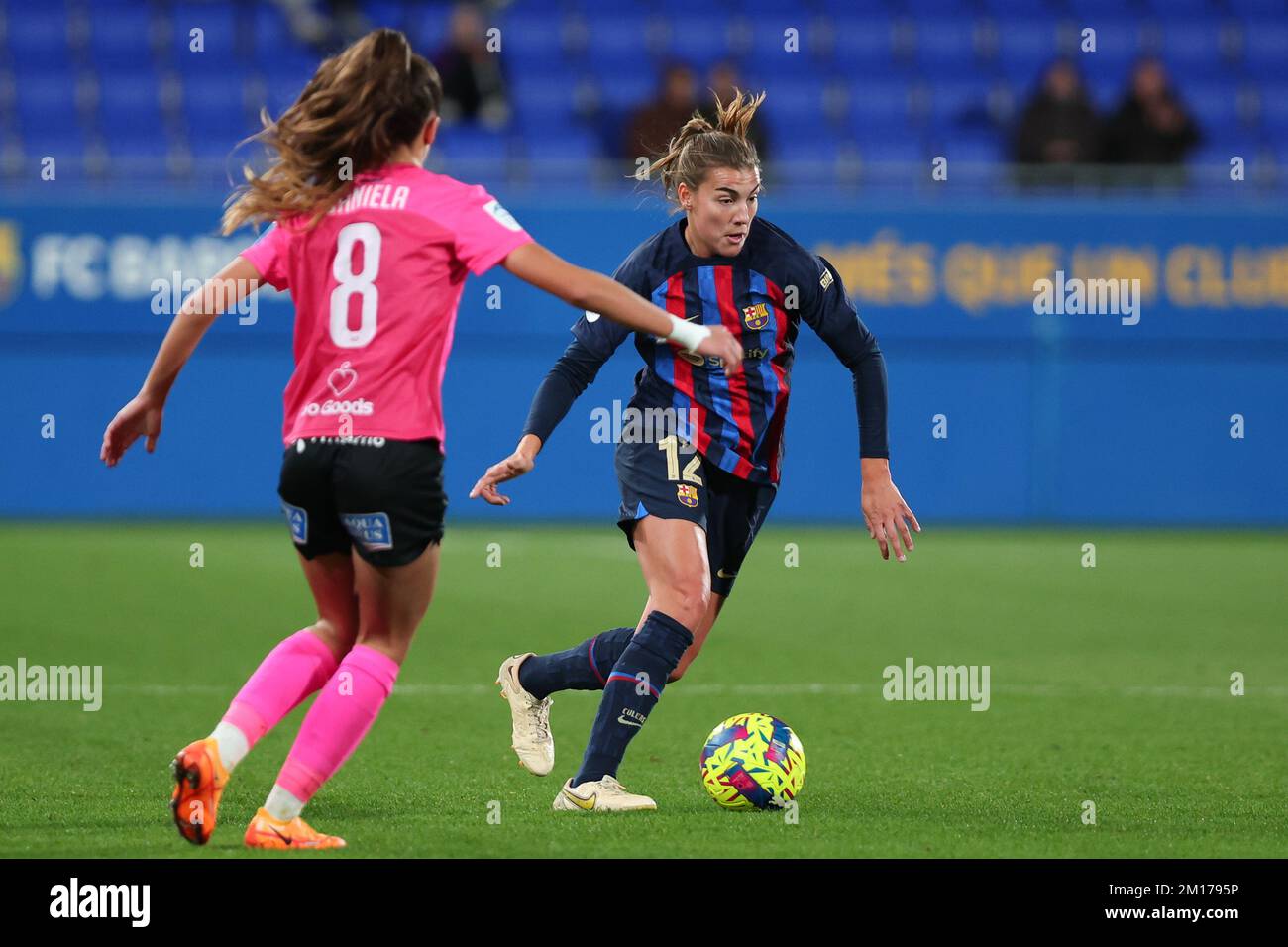 Barcelone, Espagne. 10th décembre 2022. Patri Guijarro du FC Barcelone en action pendant le match de la Liga F entre le FC Barcelone et Alhama CF au stade Johan Cruyff de Barcelone, Espagne. Crédit : DAX Images/Alamy Live News Banque D'Images