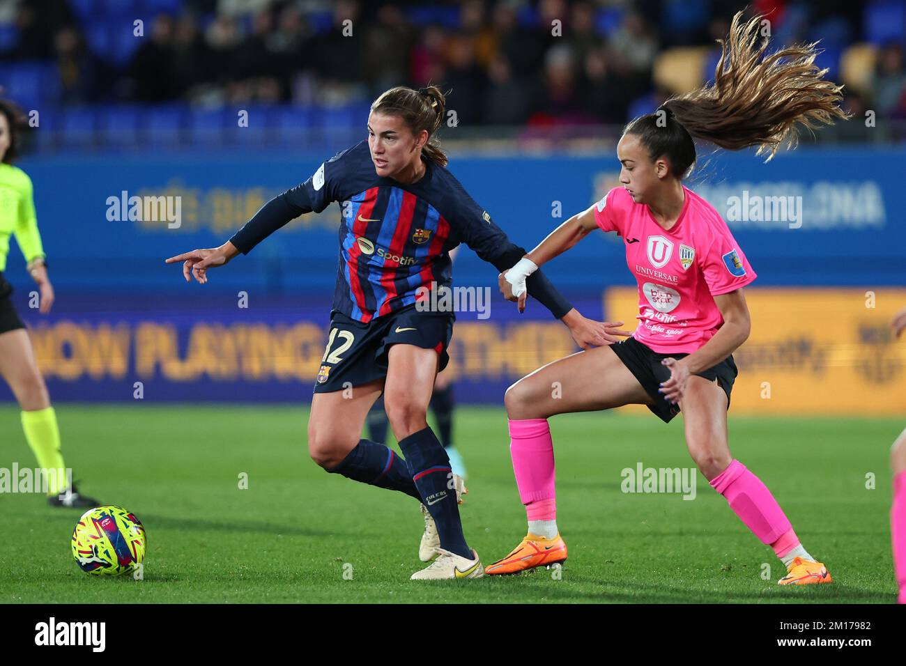 Barcelone, Espagne. 10th décembre 2022. Patri Guijarro du FC Barcelone en action pendant le match de la Liga F entre le FC Barcelone et Alhama CF au stade Johan Cruyff de Barcelone, Espagne. Crédit : DAX Images/Alamy Live News Banque D'Images