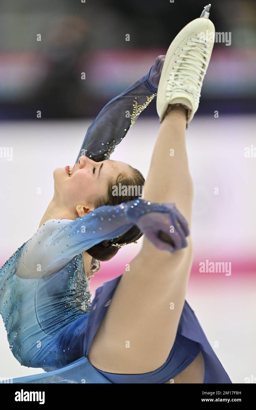 Isabeau LEVITO (Etats-Unis), pendant le patinage libre des femmes seniors, à la finale 2022 du Grand Prix de patinage artistique de l'UIP, à Palavela, on 10 décembre 2022, à Turin, Italie. Credit: Raniero Corbelletti/AFLO/Alay Live News Banque D'Images