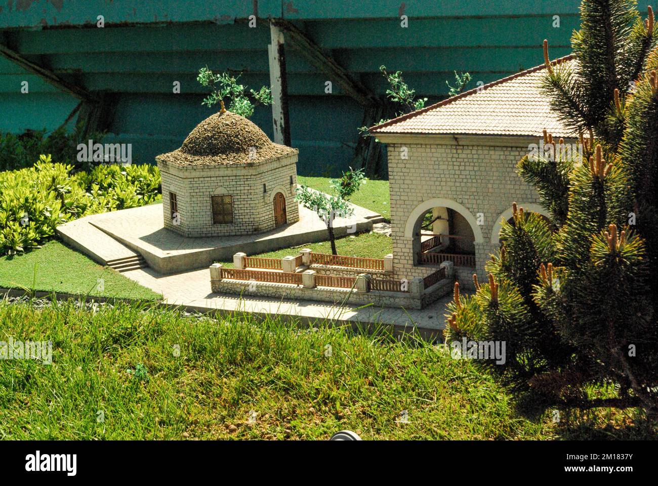 Une miniature du bâtiment turc classique dans la ville de Mardin Banque D'Images