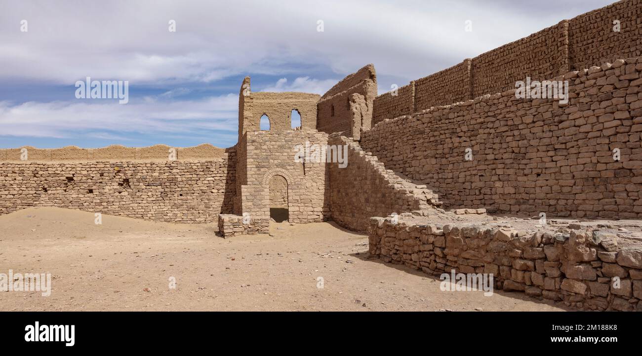 Le Monastère d'Anba Hatre, également connu sous le nom de Saint Siméon, Assouan, Égypte Banque D'Images