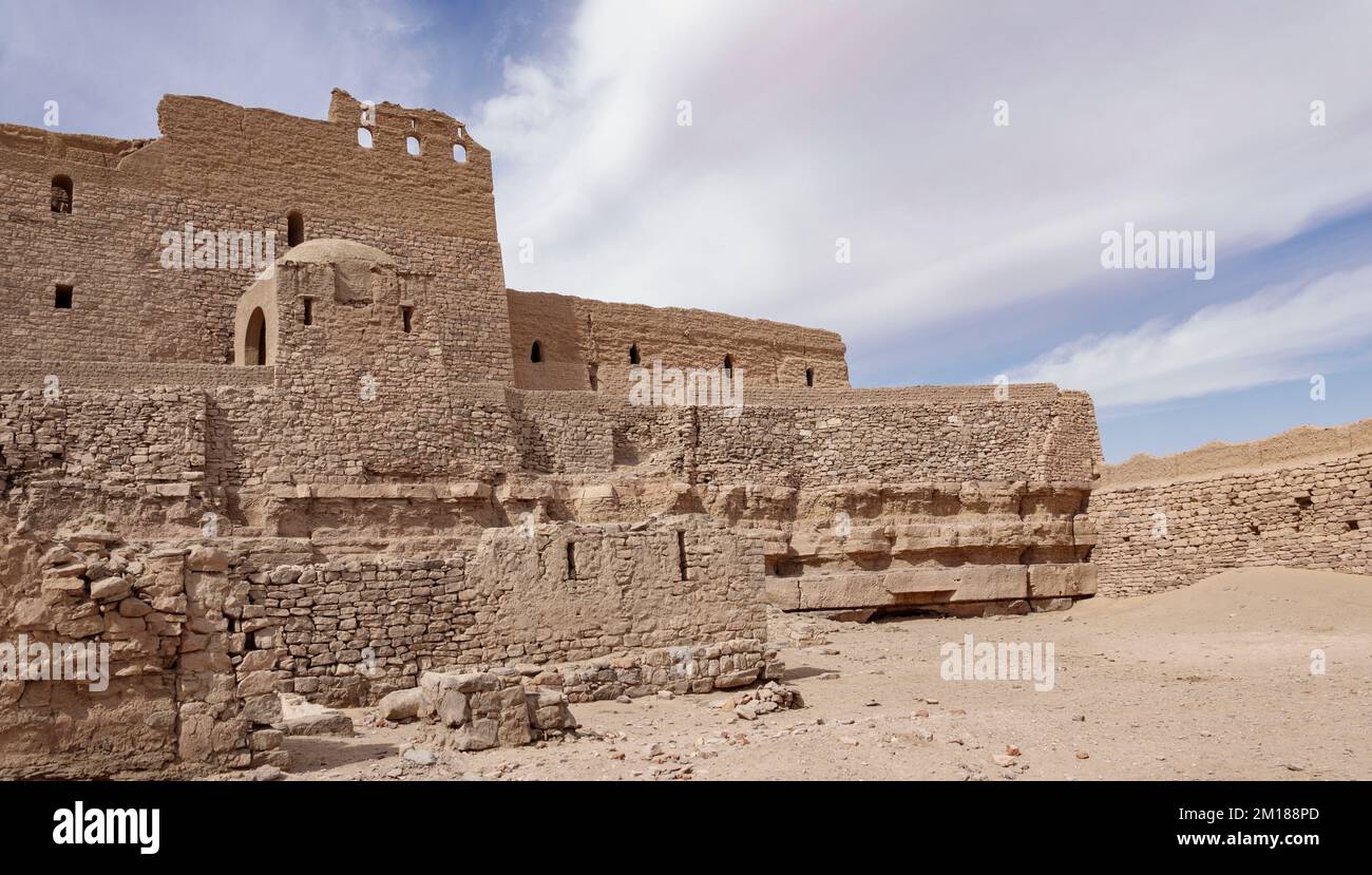 Le Monastère d'Anba Hatre, également connu sous le nom de Saint Siméon, Assouan, Égypte Banque D'Images