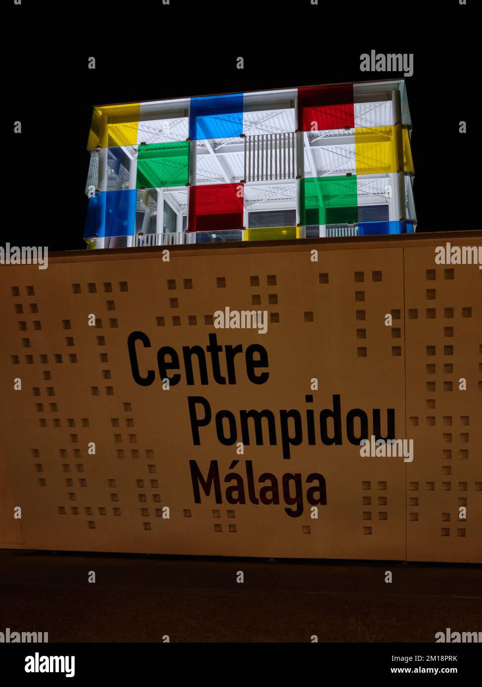 Centre Pompidou, Malaga, Espagne. Banque D'Images