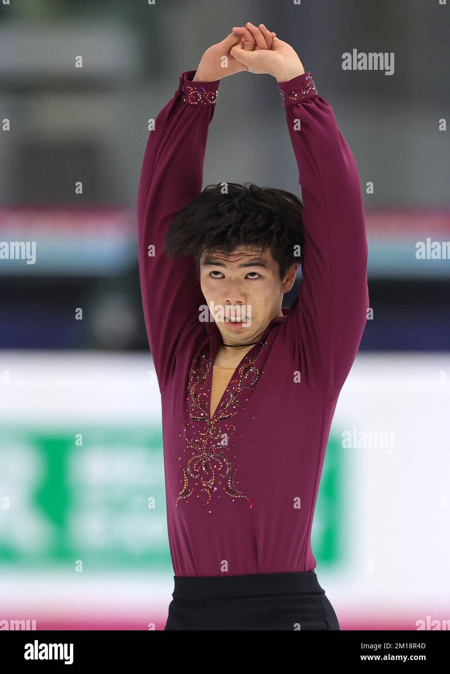 Turin, Italie, le 10th décembre 2022. Shun Sato, du Japon, se produit dans le programme de patinage libre pour hommes à Palavela, Turin. Date de la photo : 10th décembre 2022. Crédit photo à lire: Jonathan Moscrop/Sportimage crédit: Sportimage/Alay Live News Banque D'Images