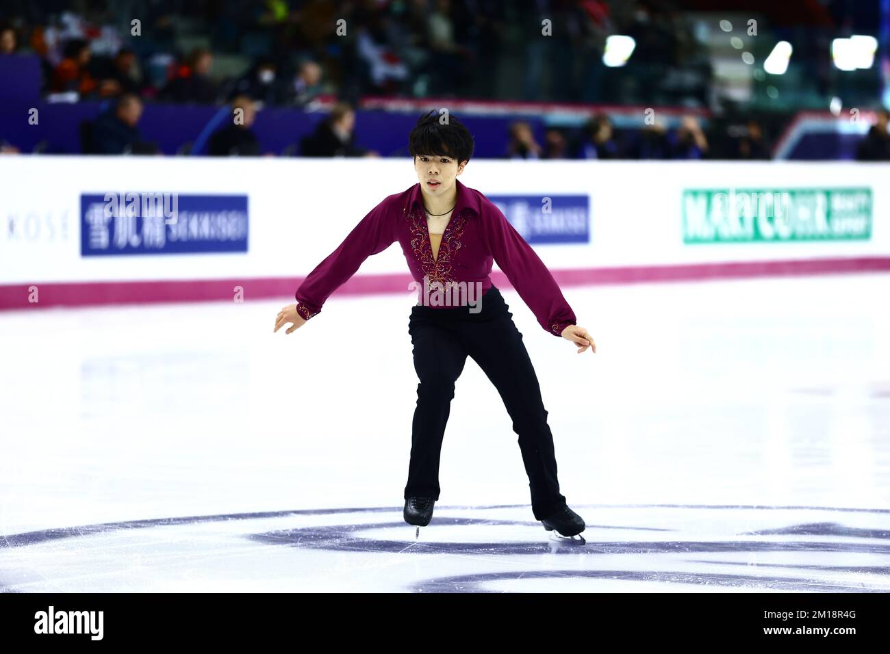 Turin, Italie, le 10th décembre 2022. Shun Sato, du Japon, se produit dans le programme de patinage libre pour hommes à Palavela, Turin. Date de la photo : 10th décembre 2022. Crédit photo à lire: Jonathan Moscrop/Sportimage crédit: Sportimage/Alay Live News Banque D'Images